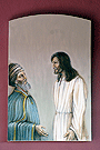 Uno de los lienzos del Via-Crucis (Santuario de Maria Auxiliadora)