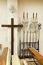 Altar de Insignias de la Hermandad de la Entrega
