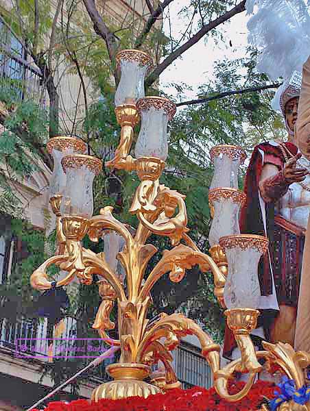 Candelabro del Paso de Misterio de Nuestro Padre Jesús del Consuelo en el Desprecio de Herodes