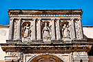 Segundo cuerpo de la Portada principal de la Basílica de Nuestra Señora de la Merced Coronada