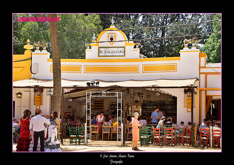 Caseta de la Hermandad de las Angustias. Feria del Caballo 2012.