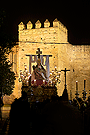 Paso de Misterio de Nuestra Señora de las Angustias por la Alameda Vieja