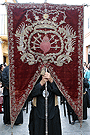 Pendón de los Siete Cuchillos de la Hermandad de las Angustias
