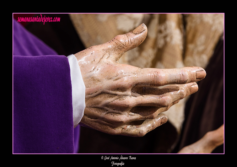 Mano derecha de Santiago (Paso de Misterio de la Sagrada Cena)