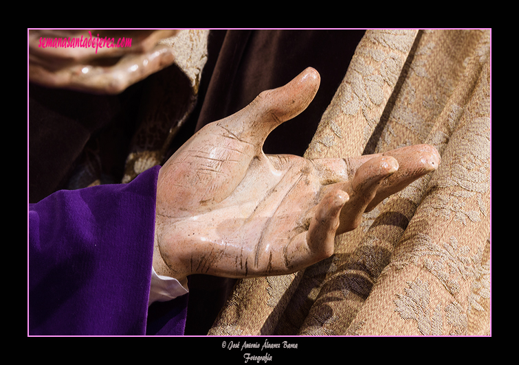 Mano izquierda de Santiago (Paso de Misterio de la Sagrada Cena)