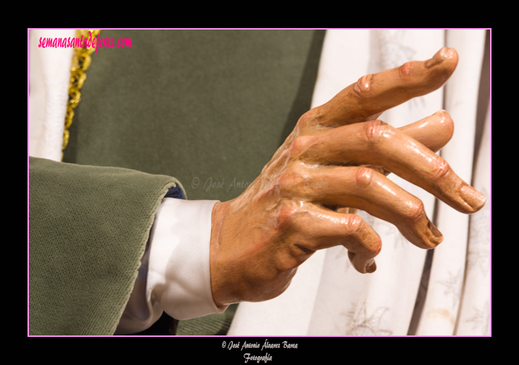 Mano derecha de Santo Tomás (Paso de Misterio de la Sagrada Cena)