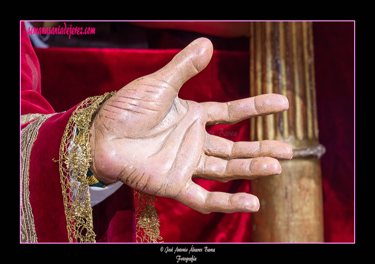 Mano izquierda de San Bartolomé (Paso de Misterio de la Sagrada Cena)