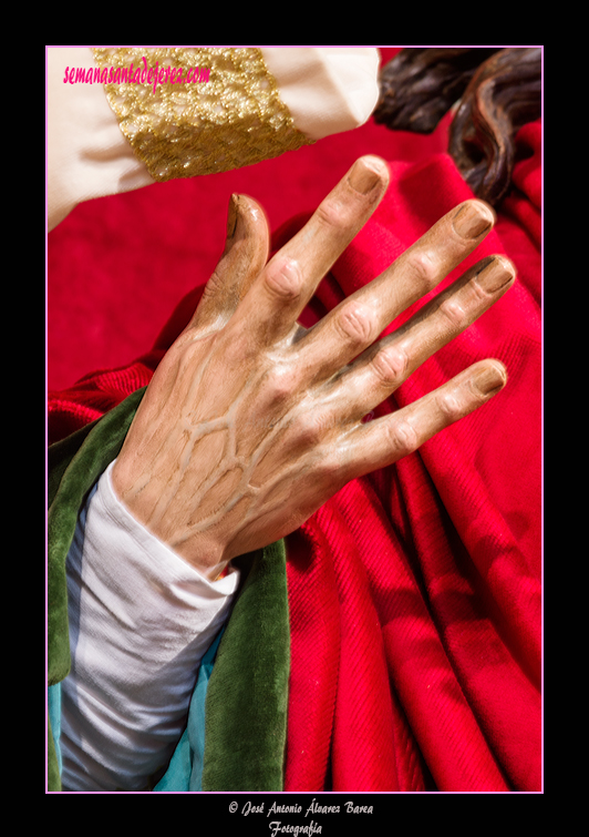 Mano derecha de San Juan (Paso de Misterio de la Sagrada Cena)
