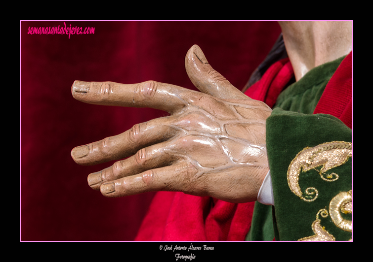 Mano izquierda de San Juan (Paso de Misterio de la Sagrada Cena)