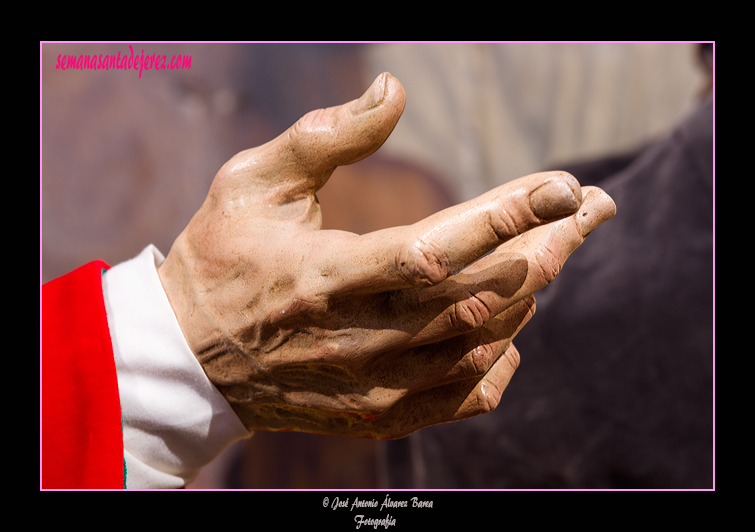 Mano derecha de San Judas Tadeo (Paso de Misterio de la Sagrada Cena)