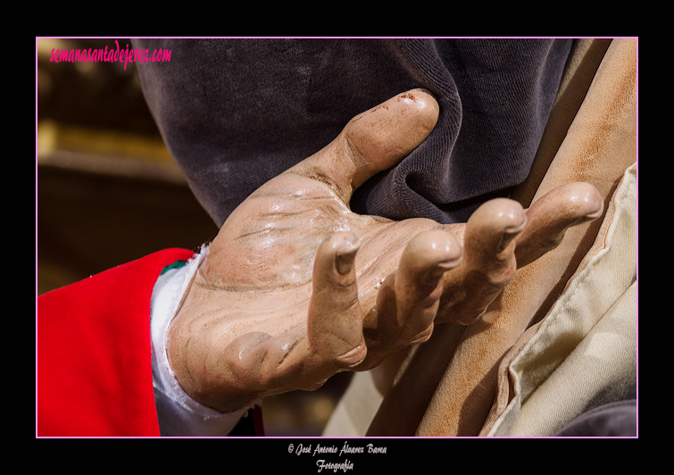 Mano izquierda de San Judas Tadeo (Paso de Misterio de la Sagrada Cena)