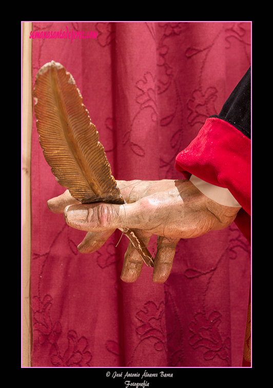 Mano derecha de San Mateo (Paso de Misterio de la Sagrada Cena)