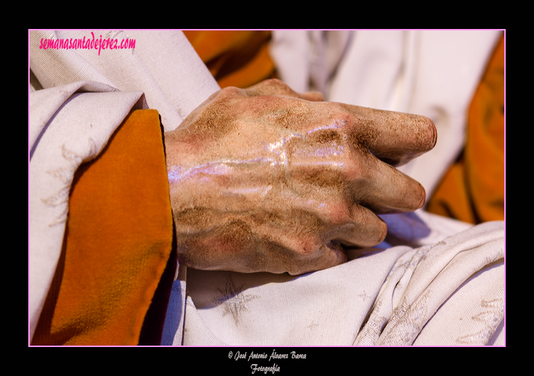 Mano derecha de San Simón (Paso de Misterio de la Sagrada Cena)