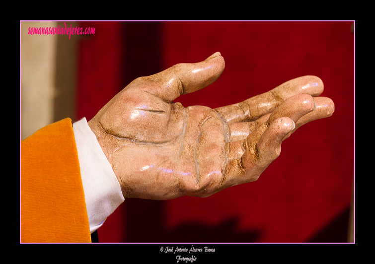 Mano izquierda de San Simón (Paso de Misterio de la Sagrada Cena)
