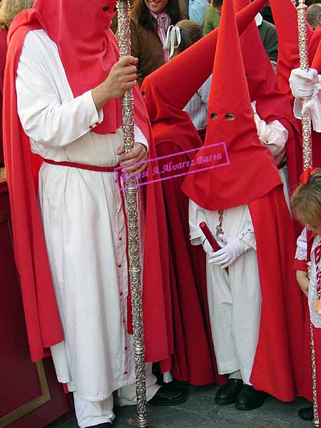 Pequeño nazareno de la Hermandad de la Sagrada Cena