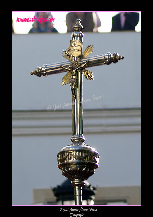 Cruz Parroquial con manguilla de la Hermandad de la Sagrada Cena