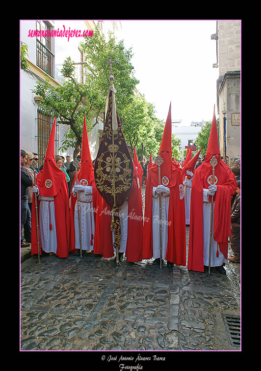 Presidencia del Estandarte de la Hermandad de la Sagrada Cena