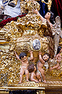 Detalle de la canastilla del Paso de Misterio de la Sagrada Cena de Nuestro Señor Jesucristo