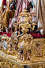 Detalle de la canastilla del Paso de Misterio de la Sagrada Cena de Nuestro Señor Jesucristo