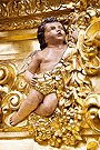 Angelito en la canastilla del Paso de Misterio de la Sagrada Cena de Nuestro Señor Jesucristo