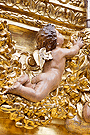 Angelito en la canastilla del Paso de Misterio de la Sagrada Cena de Nuestro Señor Jesucristo
