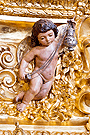 Angelito en la canastilla del Paso de Misterio de la Sagrada Cena de Nuestro Señor Jesucristo