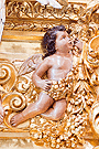 Angelito en la canastilla del Paso de Misterio de la Sagrada Cena de Nuestro Señor Jesucristo