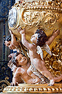 Angelitos en la canastilla del Paso de Misterio de la Sagrada Cena de Nuestro Señor Jesucristo