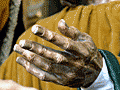 Mano izquierda de Apóstol (Paso de Misterio de la Sagrada Cena)