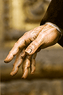 Mano derecha de San Pedro (Paso de Misterio de la Sagrada Cena)