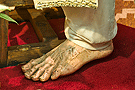 Pié izquierdo de San Pedro (Paso de Misterio de la Sagrada Cena)