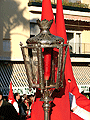 Farol que acompaña a la Bandera Sacramental de la Sagrada Cena