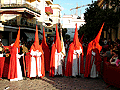 Presidencia del Guión Sacramental de la Hermandad de la Sagrada Cena