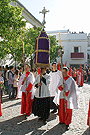Cruz Parroquial con manguilla de la Hermandad de la Sagrada Cena