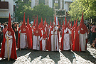 Presidencia del Banderín conmemorativo del XXV aniversario de la reorganización de la Hermandad de la Sagrada Cena