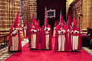 Presidencia del Banderín conmemorativo del XXV aniversario de la reorganización de la Hermandad de la Sagrada Cena