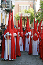 Presidencia del Paso de Palio de la Hermandad de la Sagrada Cena