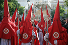 Presidencia del Paso de Palio de la Hermandad de la Sagrada Cena