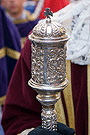 Pértiga del Pertiguero del Cuerpo de Acólitos del Paso de Palio de la Hermandad de la Sagrada Cena