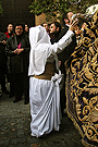 Nazareno maniquetero del Paso de Palio de la Hermandad de la Sagrada Cena