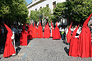 Nazarenos de la Hermandad de la Sagrada Cena