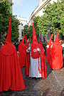 Nazarenos de la Hermandad de la Sagrada Cena