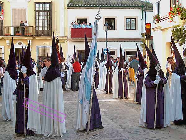 Bandera de la Virgen de la Hermandad de la Candelaria