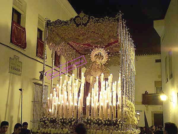 Paso de palio de Nuestra Señora del Socorro