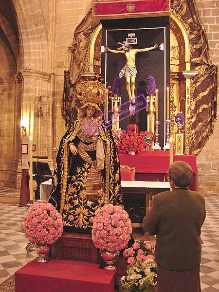 Besamanos extraordinario de recepción tras la restauración de Nuestra Señora del Socorro (2 de febrero de 2008)