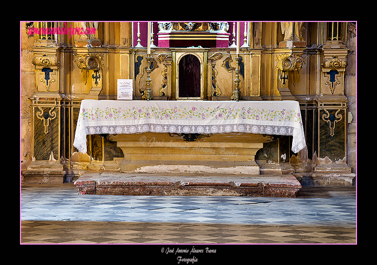 Mesa del Retablo de la Flagelación (Santa Iglesia Catedral)