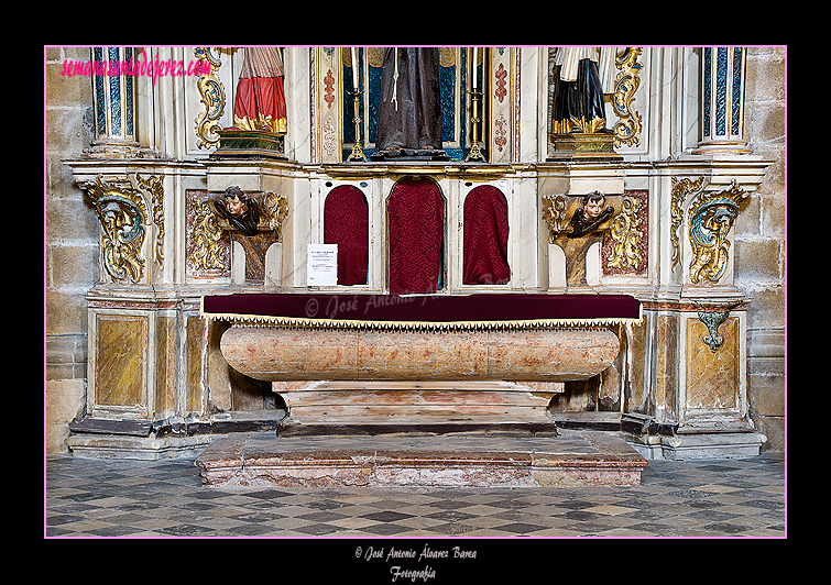 Mesa del Retablo de San Juan Nepomuceno (Santa Iglesia Catedral)