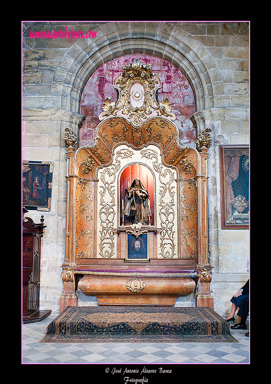 Retablo de Santa Teresa de Jesús, actualmente del Beato Juan Pablo II (Santa Iglesia Catedral)