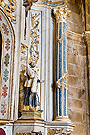 Una de las columnas del Retablo de San Juan Nepomuceno (Santa Iglesia Catedral)