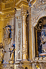 Una de las columnas del Retablo de San Pedro (Santa Iglesia Catedral)